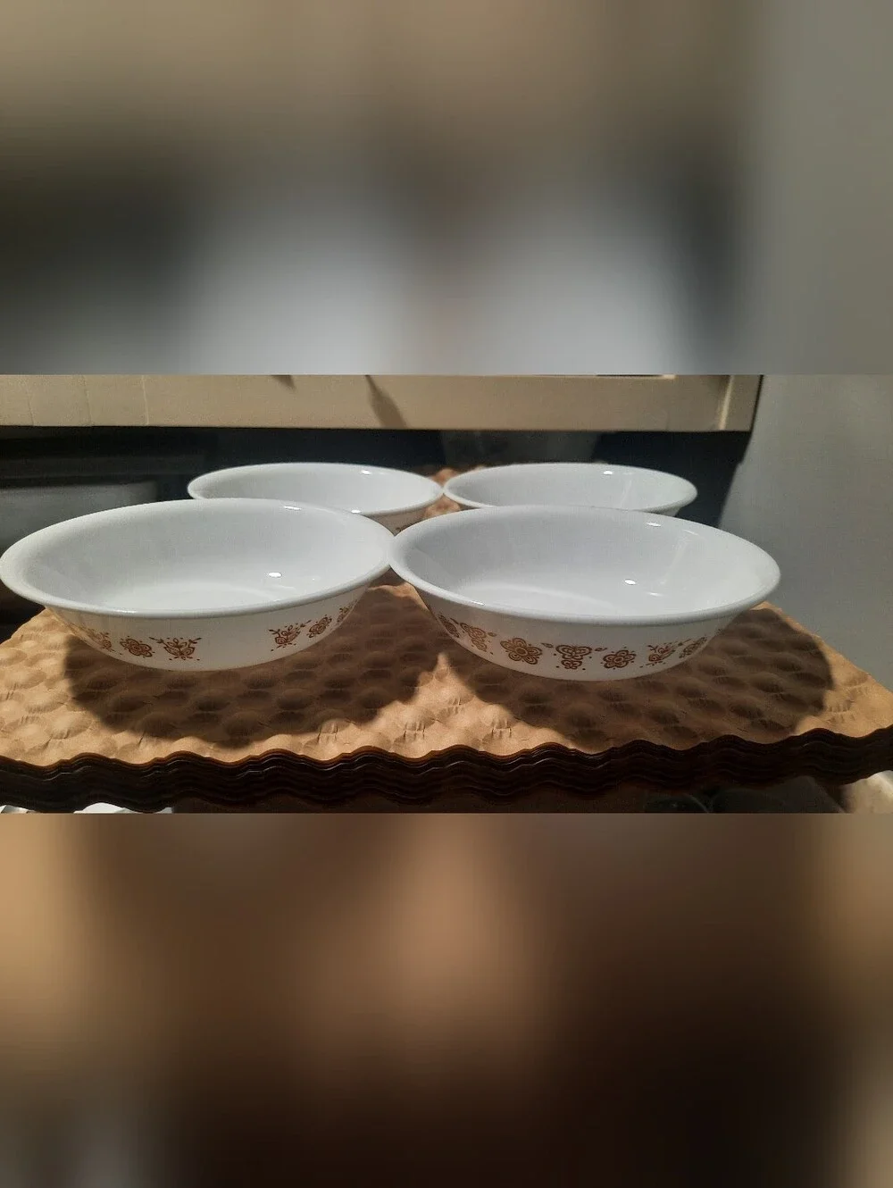 Corelle Butterfly Gold Bowls X 4